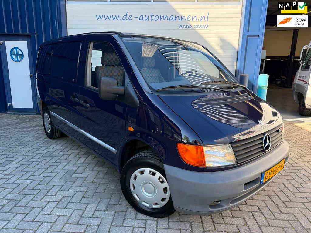 Mercedes-Benz Vito 112 CDI 2.2 CDi / MARGE / 1e EIGENAAR / N, Stof, 2000 kg, Blauw, 122 pk