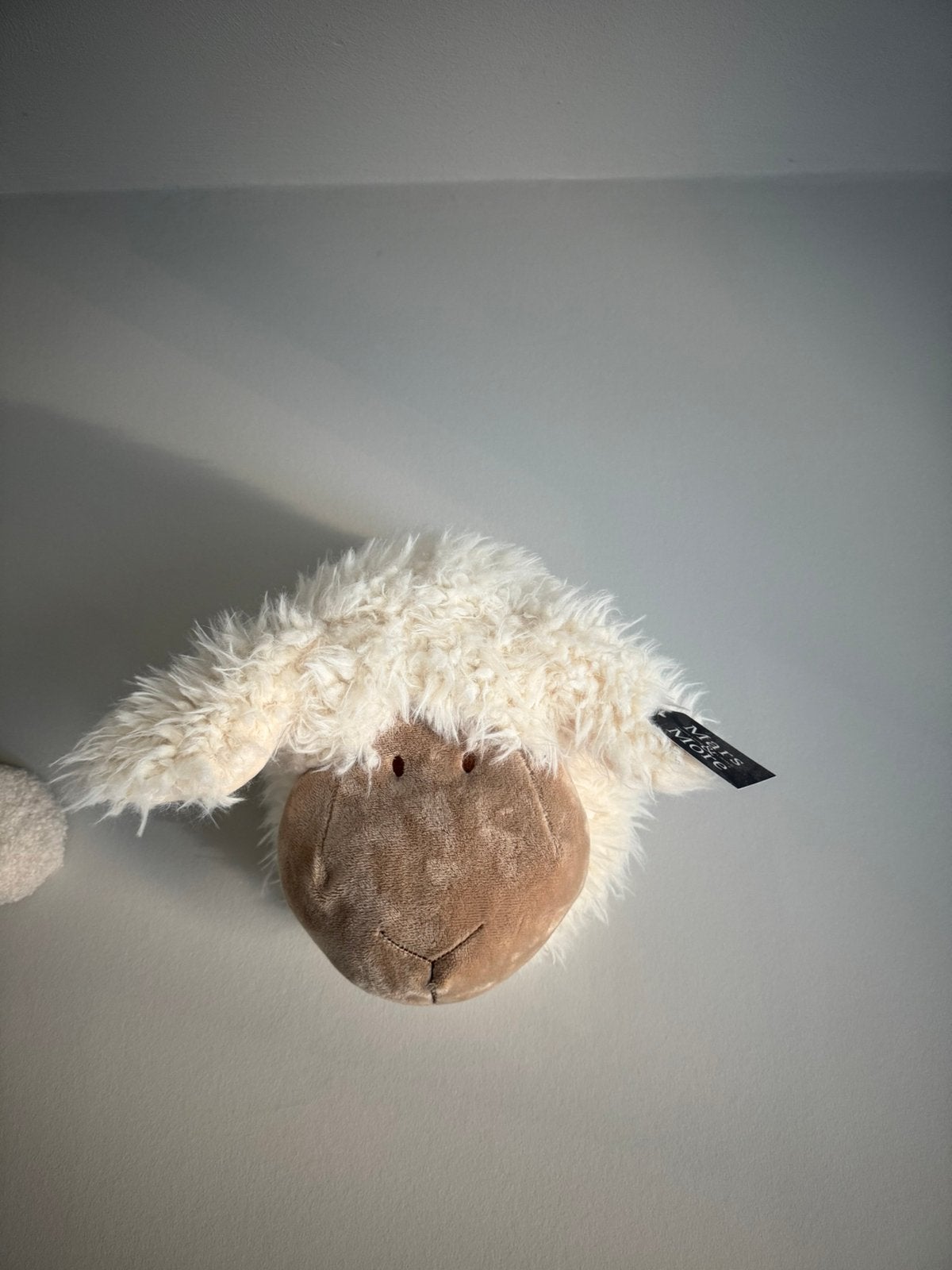 Wandkop knuffel schaap van Mars & More, Ophalen, Nieuw, Lamp