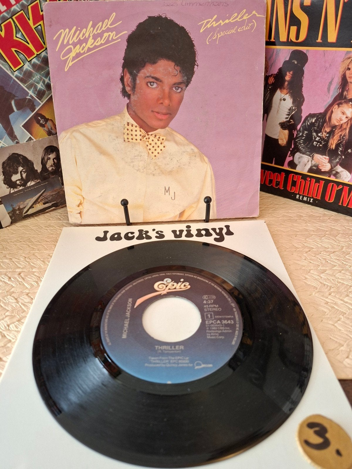 Michael Jackson - Thriller (Special Edit)   1983/3, Gebruikt, Pop, 7 inch, Ophalen of Verzenden
