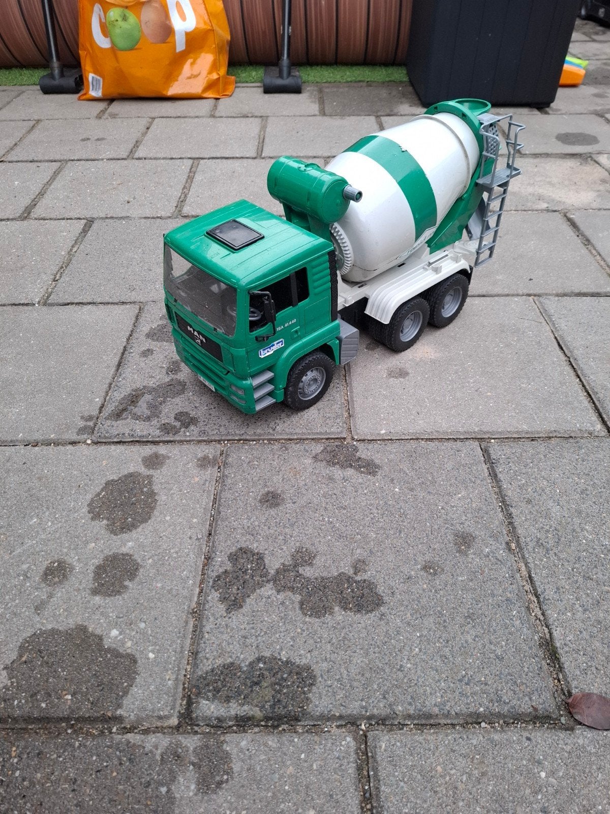 Bruder MAN Cementmixer - Speelgoed Betonwagen, Ophalen, Gebruikt