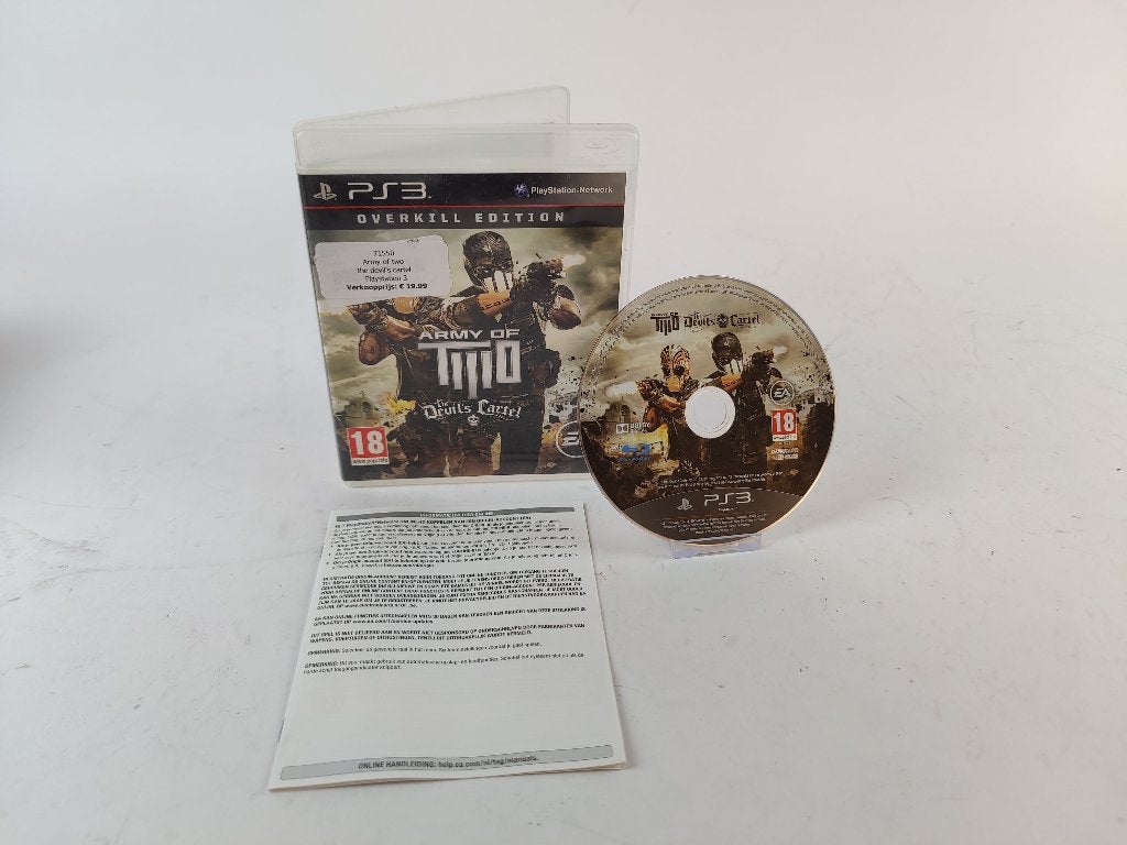 Army of two the devil's cartel Playstation 3 || Nu €19,99, Vanaf 18 jaar, Shooter, 1 speler, Ophalen of Verzenden