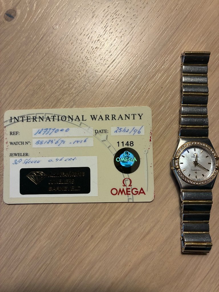 Omega Constellation (dames), Sieraden, Tassen en Uiterlijk, Horloges | Dames, Staal, Staal, Polshorloge, Zo goed als nieuw