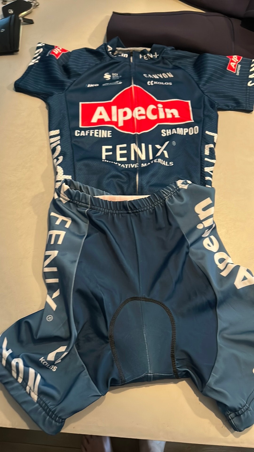 Met zeem 11-13jr, Fietsen en Brommers, Fietsaccessoires | Fietskleding, Ophalen of Verzenden, Gebruikt, Kinderen, Bovenkleding