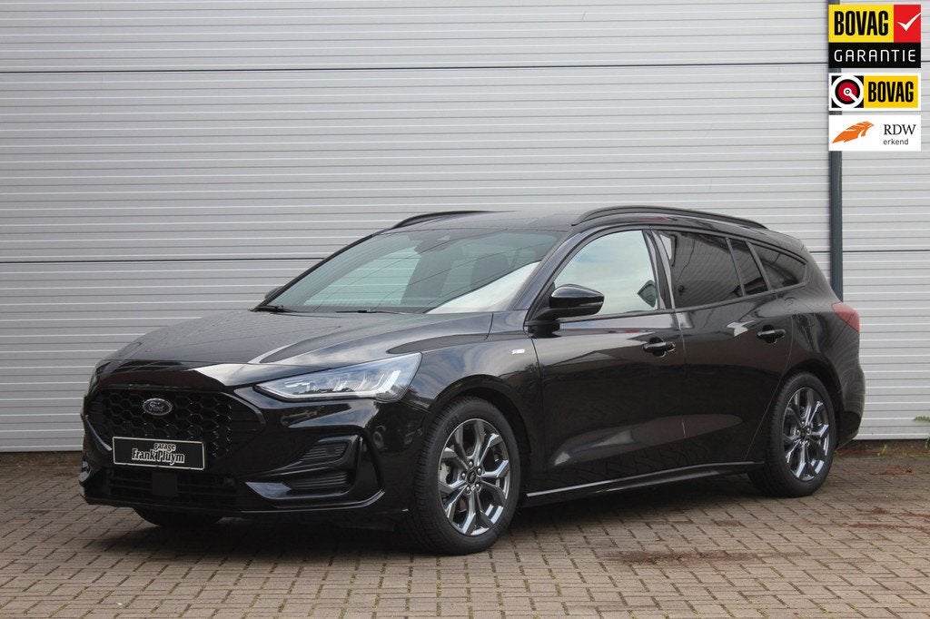 Ford Focus Wagon 1.0 EcoBoost Hybrid ST Line X Business Wint, Auto's, Ford, Stof, Gebruikt, Zwart, 155 pk