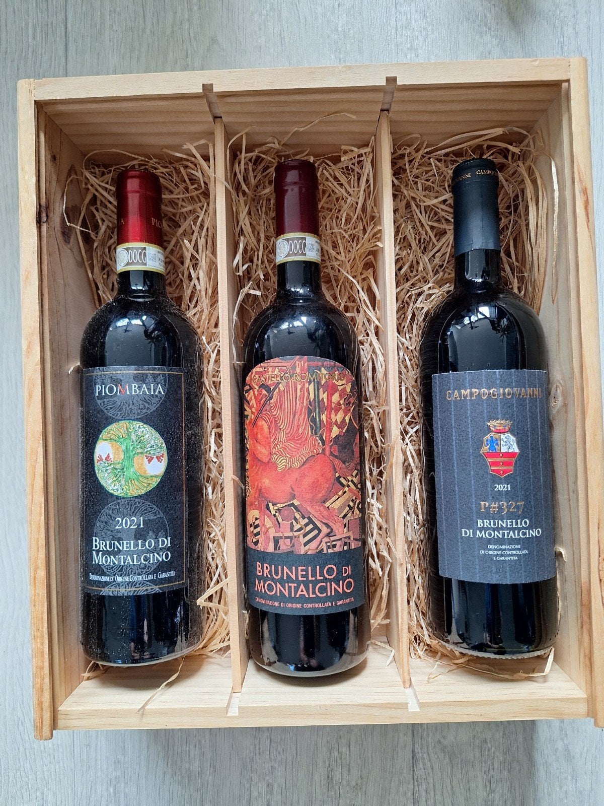 3 top Brunello di montalcino wijnen, Verzamelen, Nieuw, Rode wijn, Vol, Italië