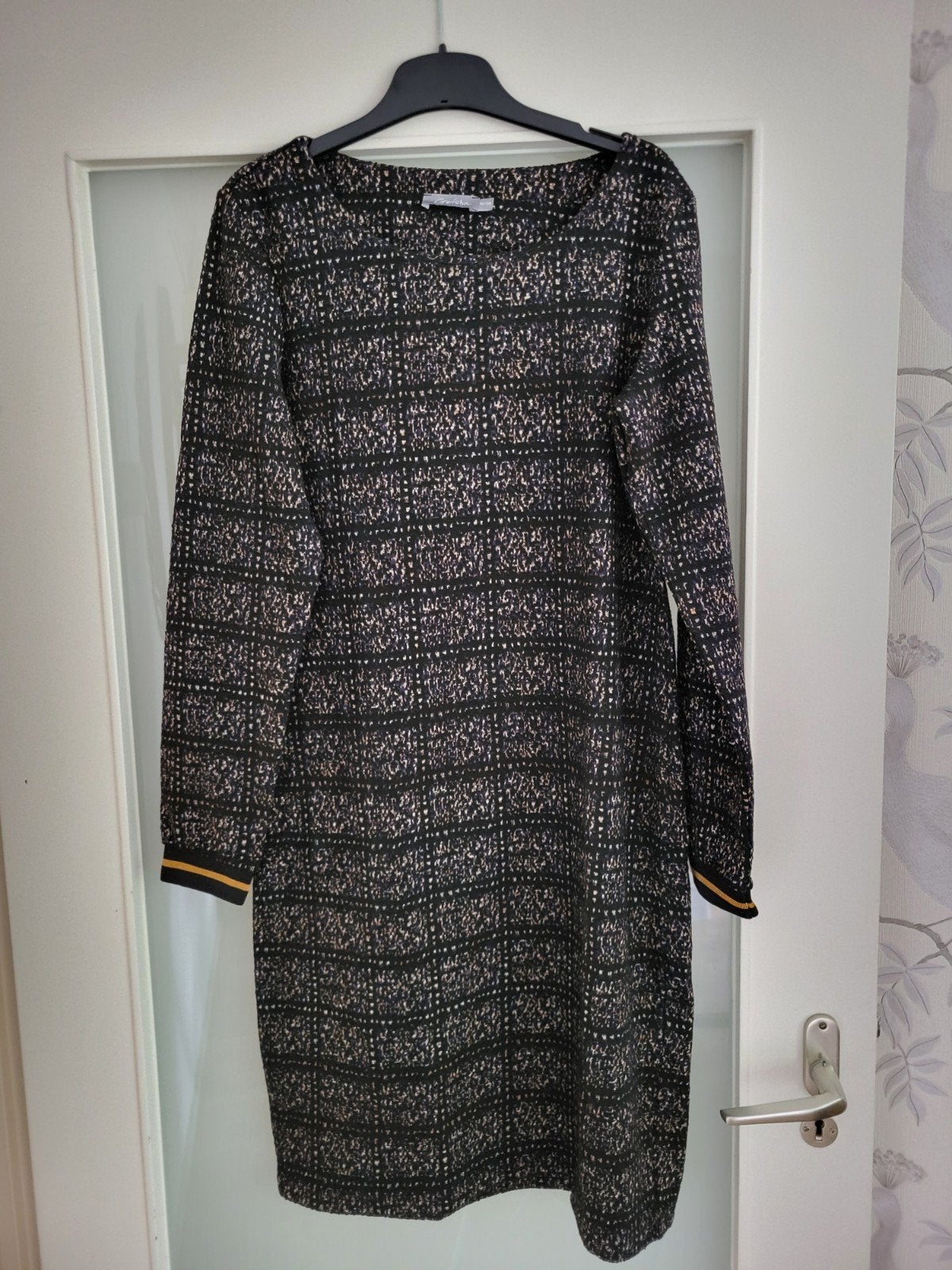 Geisha geruite jurk met lange mouwen mt m, Maat 38/40 (M), Geisha, Meerkleurig, Ophalen of Verzenden