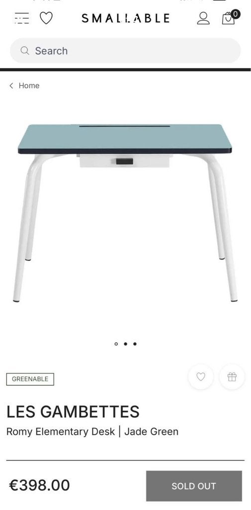 Kid's pink desk & chair from Smallable, Ophalen, Zo goed als nieuw, Tafel(s) en Stoel(en)