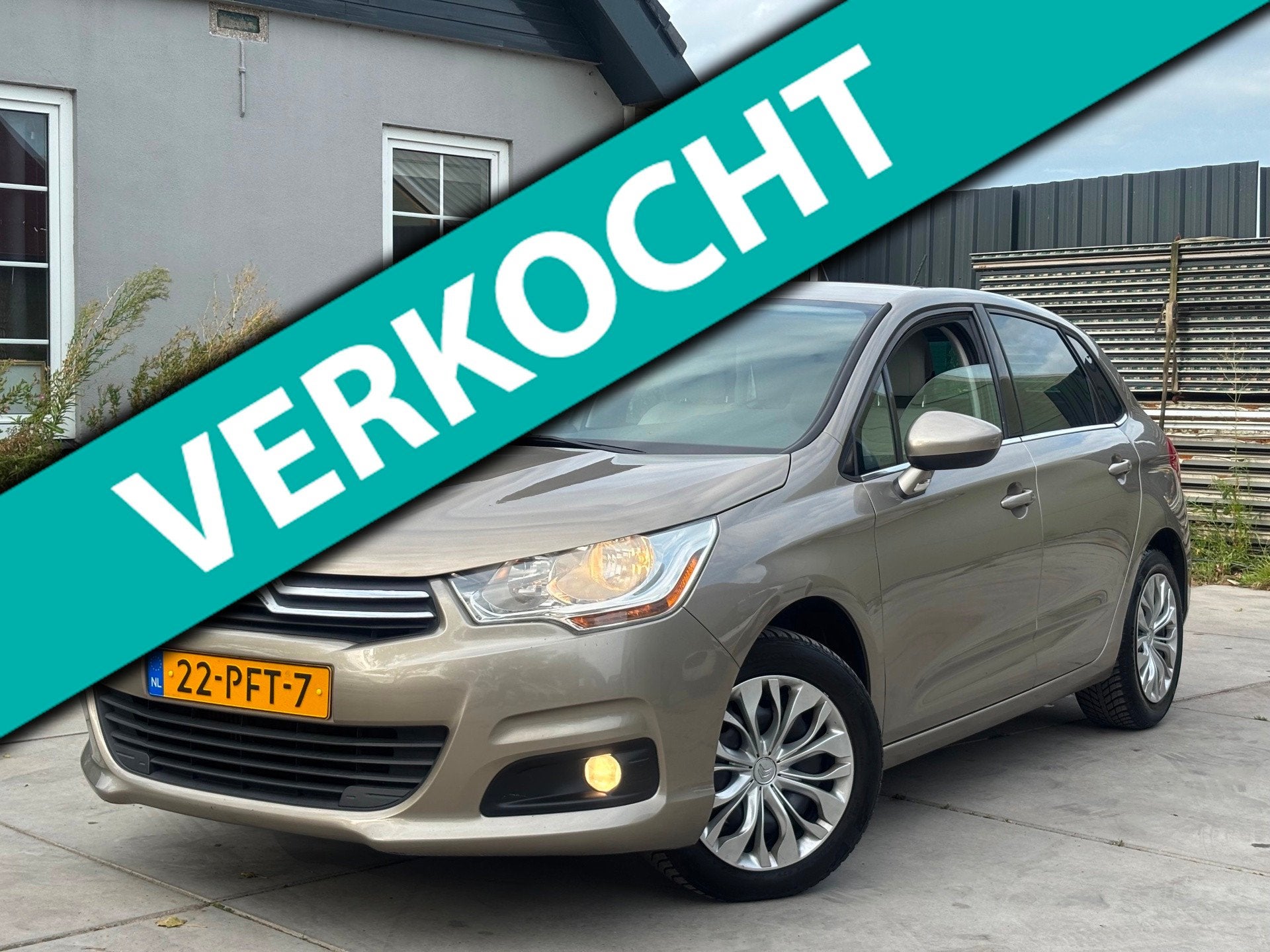 Citroen C4 1.6 THP Tendance EGS | Airco | El. Ramen | NAP |, Auto's, Citroën, Gebruikt, 1650 kg, Beige, Origineel Nederlands