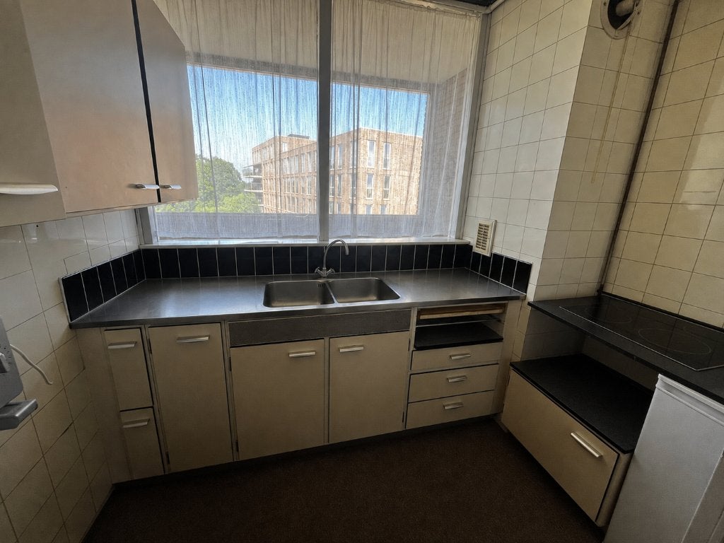 Vintage Bruijnzeel keuken uit 1963, Ophalen, Gebruikt, Crème, Staal of Rvs