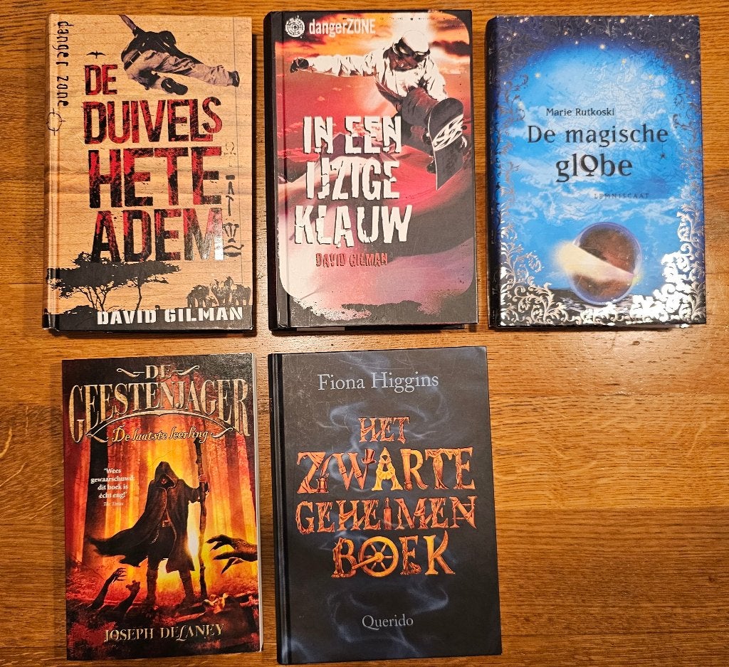 5 spannende boeken jeugd en young adults, Ophalen, Gelezen