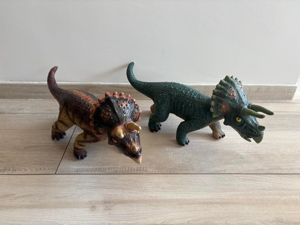 Xl triceratops dino’s, Ophalen of Verzenden, Gebruikt, Overige soorten, Overige typen