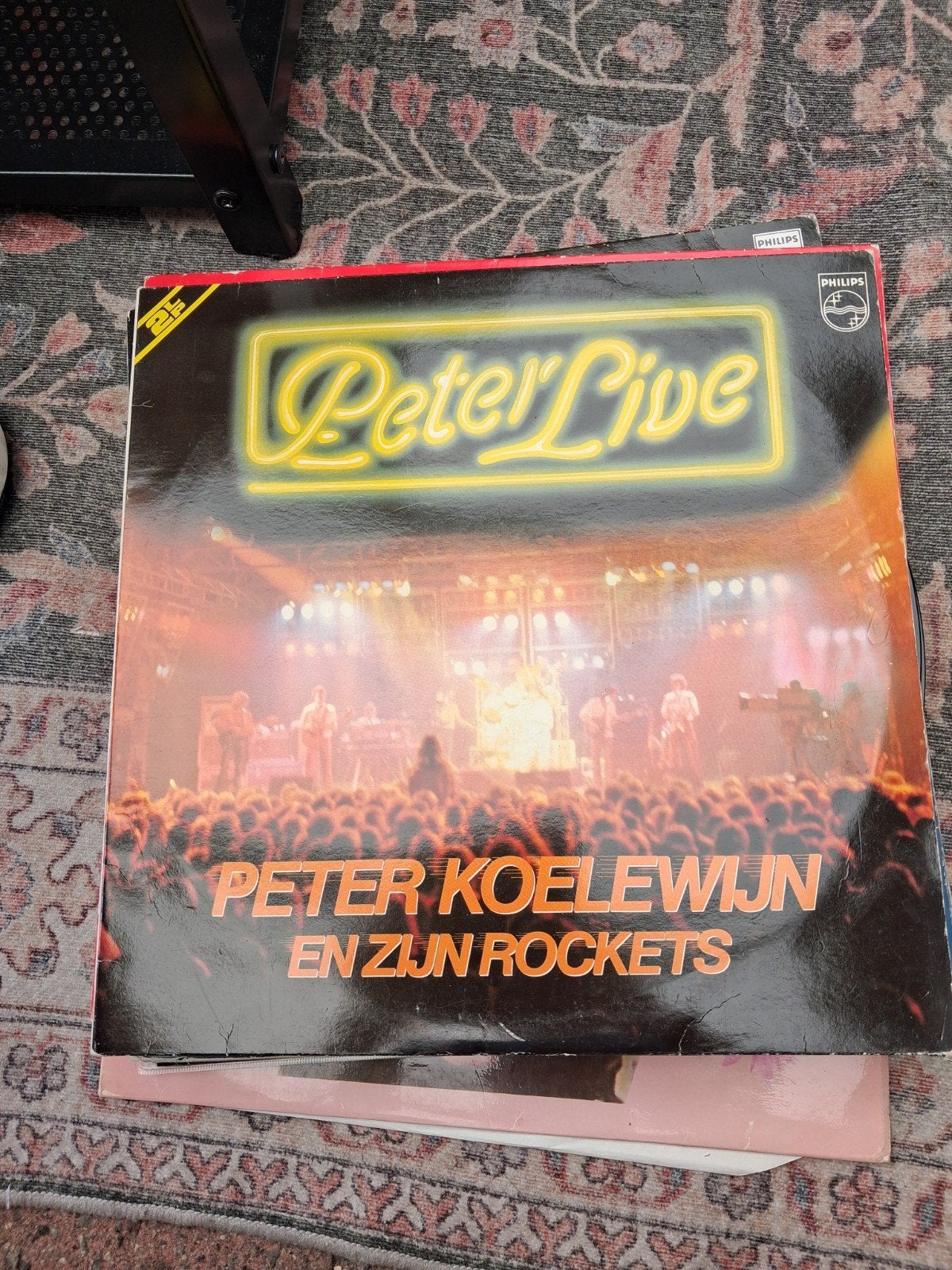 Peter Live - Peter Koelewijn en zijn Rockets LP, Cd's en Dvd's, LP, Gebruikt, Ophalen of Verzenden, Pop