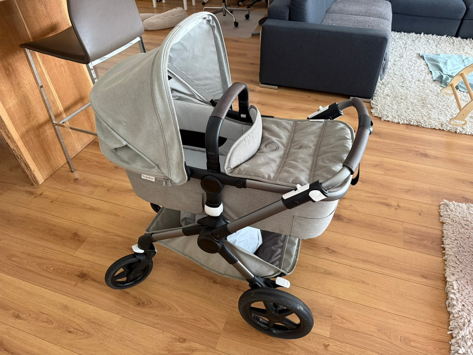 Bugaboo Fox 3 compleet + regenhoes | evt. meerijdplankje, Ophalen, Zo goed als nieuw, Bugaboo