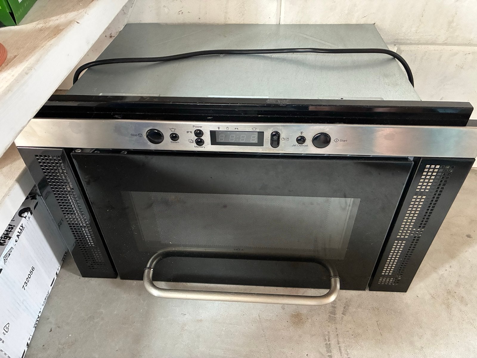 IKEA Whirlpool SNABB Inbouw Magnetron, Witgoed en Apparatuur, Magnetrons, Ophalen, Gebruikt, Magnetron, Inbouw