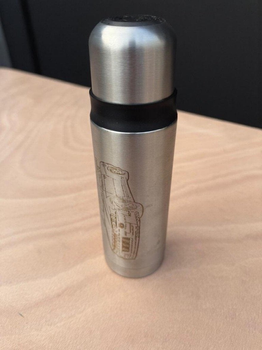 Gepersonaliseerde RVS Thermoskan met Gravure, Overige typen, Gravea, Verzenden, Overige merken