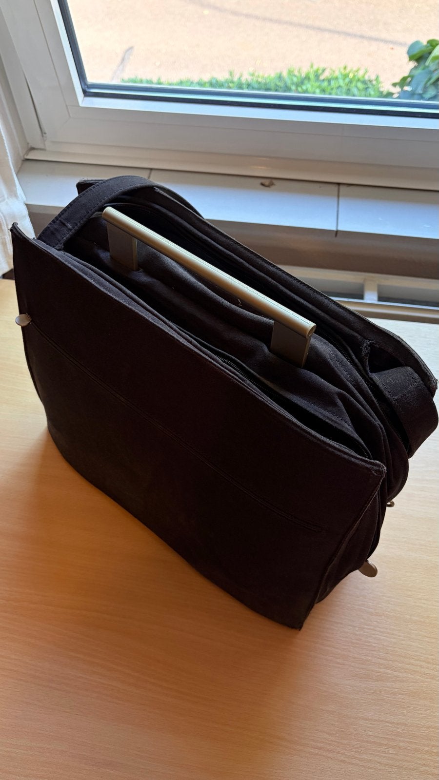 Samsonite by Starck ABIDE laptoptas/aktetas, 40 tot 60 cm, Gebruikt, Zwart, 35 tot 55 cm