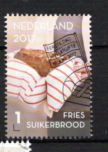 gestempelde zegel. Jaar 2017: Suikerbrood, Ophalen of Verzenden, Na 1940, Gestempeld