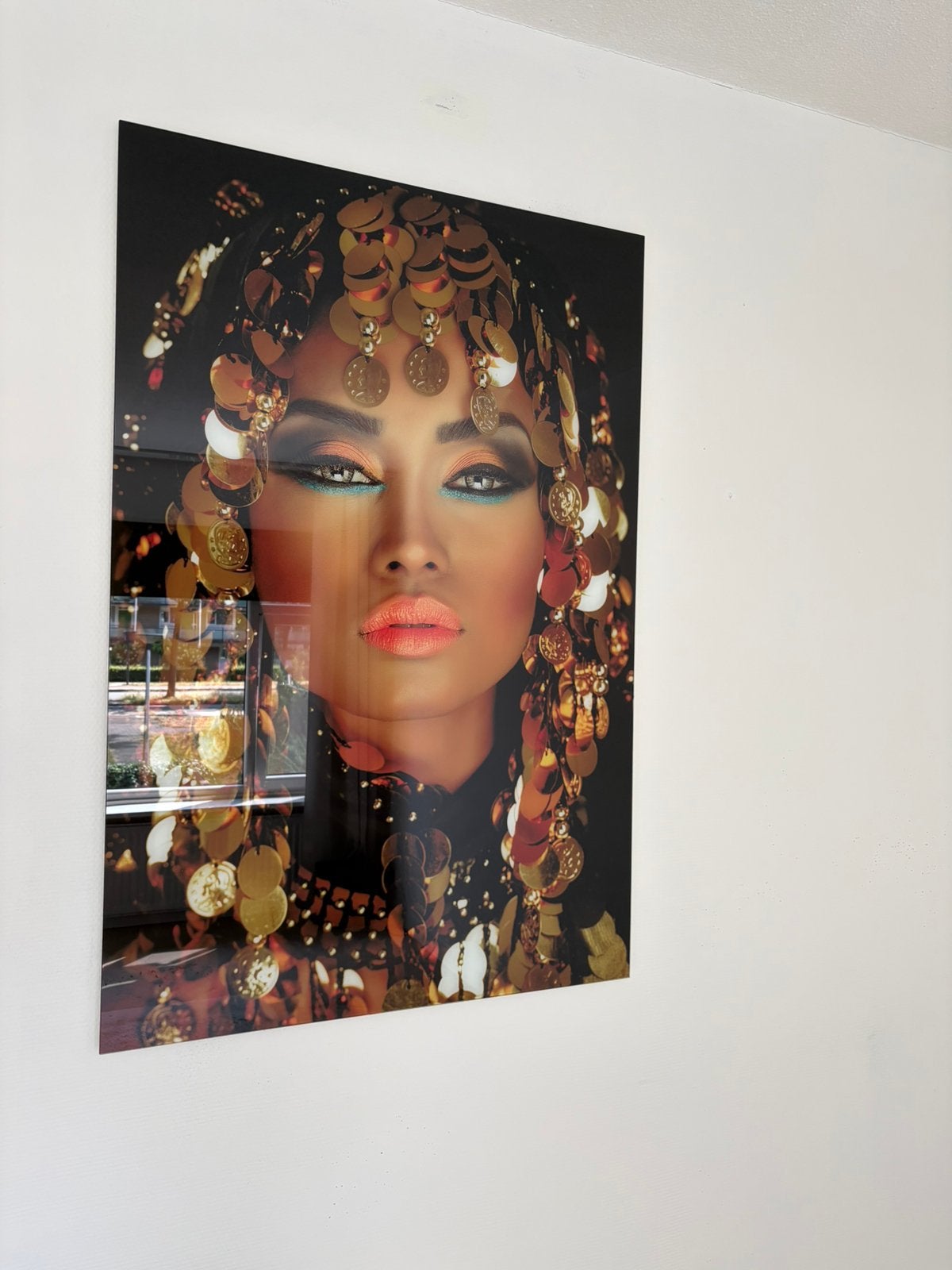 Glasschilderij - 80x120cm - Model - Arabian Princess, Ophalen, Zo goed als nieuw, Schilderij, 75 – 100