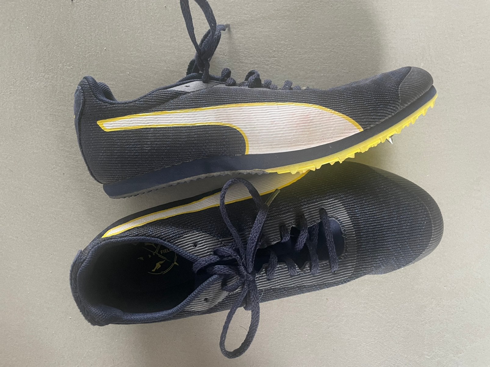 Puma spikes evospeed star maat 38 24 cm atletiek, Ophalen of Verzenden, Zo goed als nieuw, Spikes, Overige merken