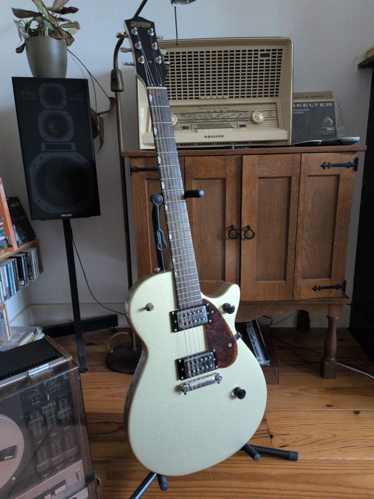 Gretsch G2210 Streamliner Junior Jet, Ophalen, Zo goed als nieuw, Solid body, Overige merken