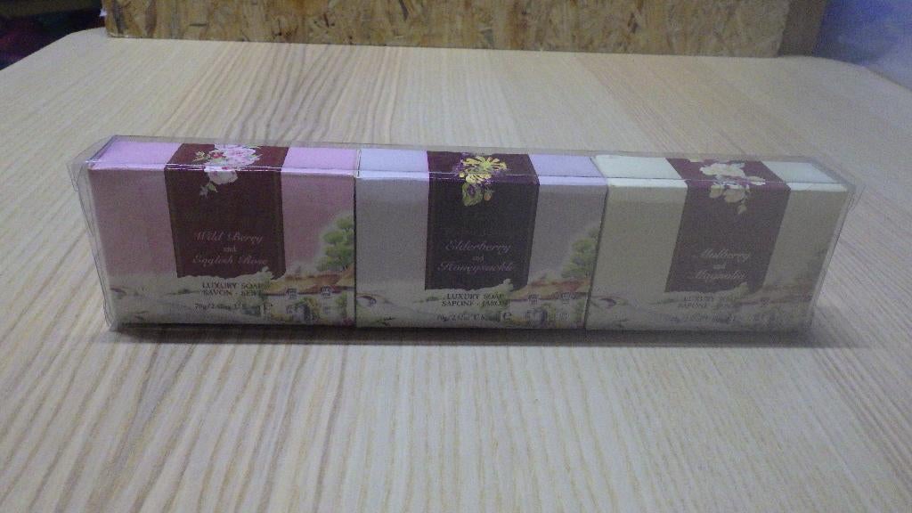 3 zeepjes van mulberry, Verzamelen, Ophalen of Verzenden