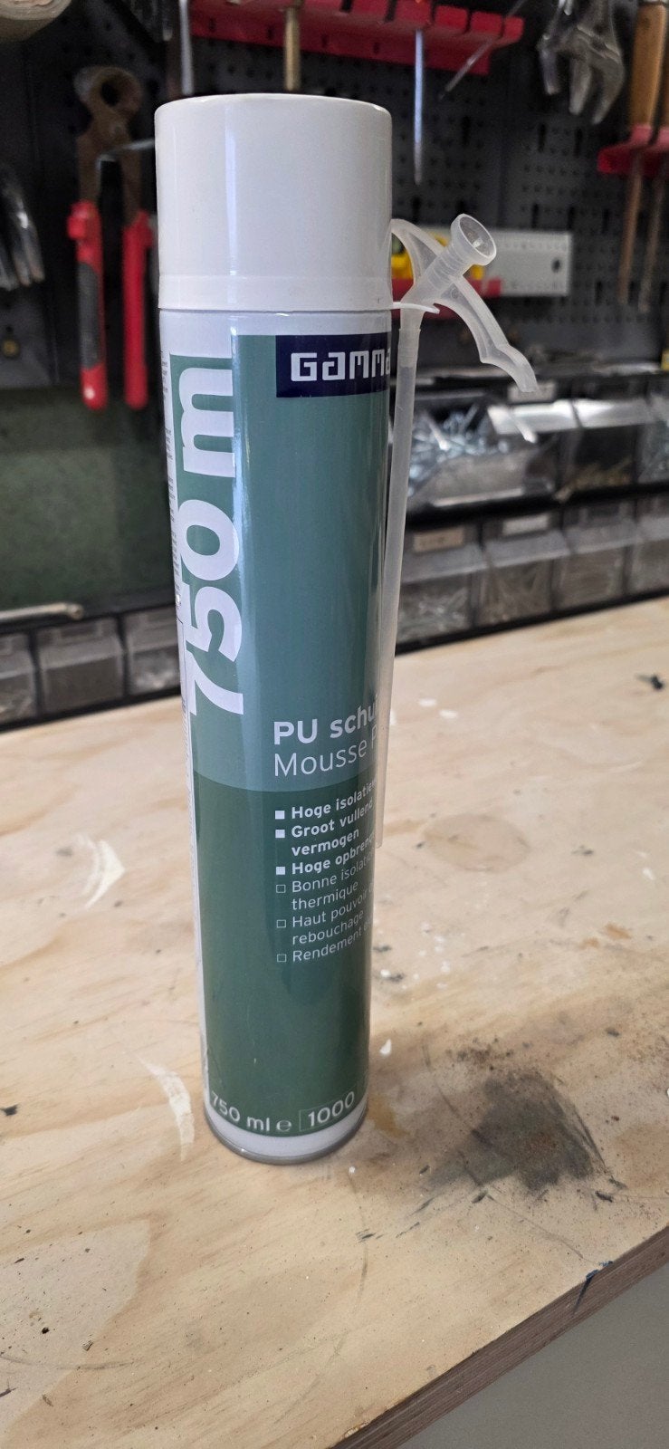 10x Gamma PU Schuim 750 ml - Hoge isolatie en vulvermogen, Doe-het-zelf en Verbouw, Overige materialen, Vloerisolatie, Nieuw, Minder dan 5 m²