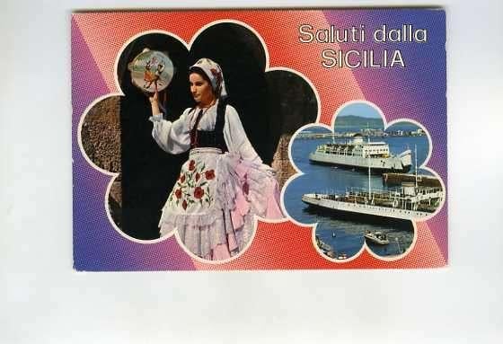 scheepvaart-foto/kaart-SICILIE, Ophalen of Verzenden, Zo goed als nieuw, Boek of Tijdschrift