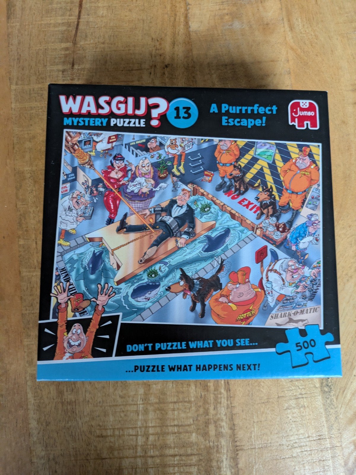 Wasgij Mystery Puzzel 13 - 500 stukjes, Ophalen of Verzenden, 500 t/m 1500 stukjes, Zo goed als nieuw, Legpuzzel