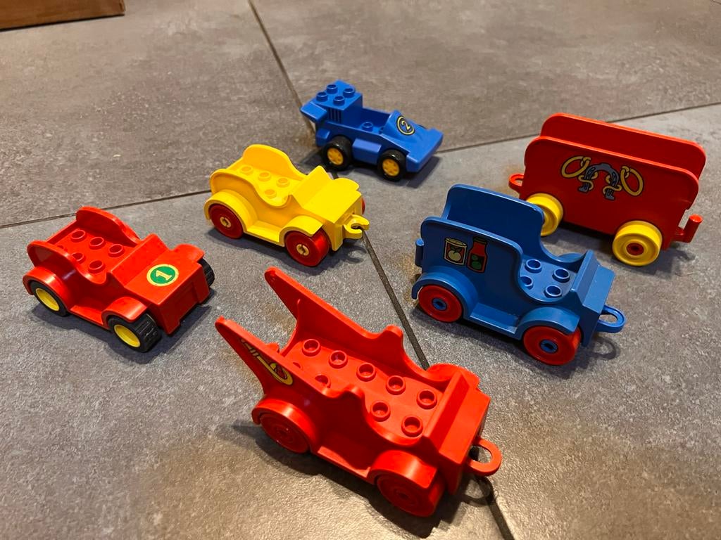 6 Duplo Auto's Vintage modellen (ook losse verkoop), Ophalen of Verzenden, Zo goed als nieuw, Overige typen, Duplo