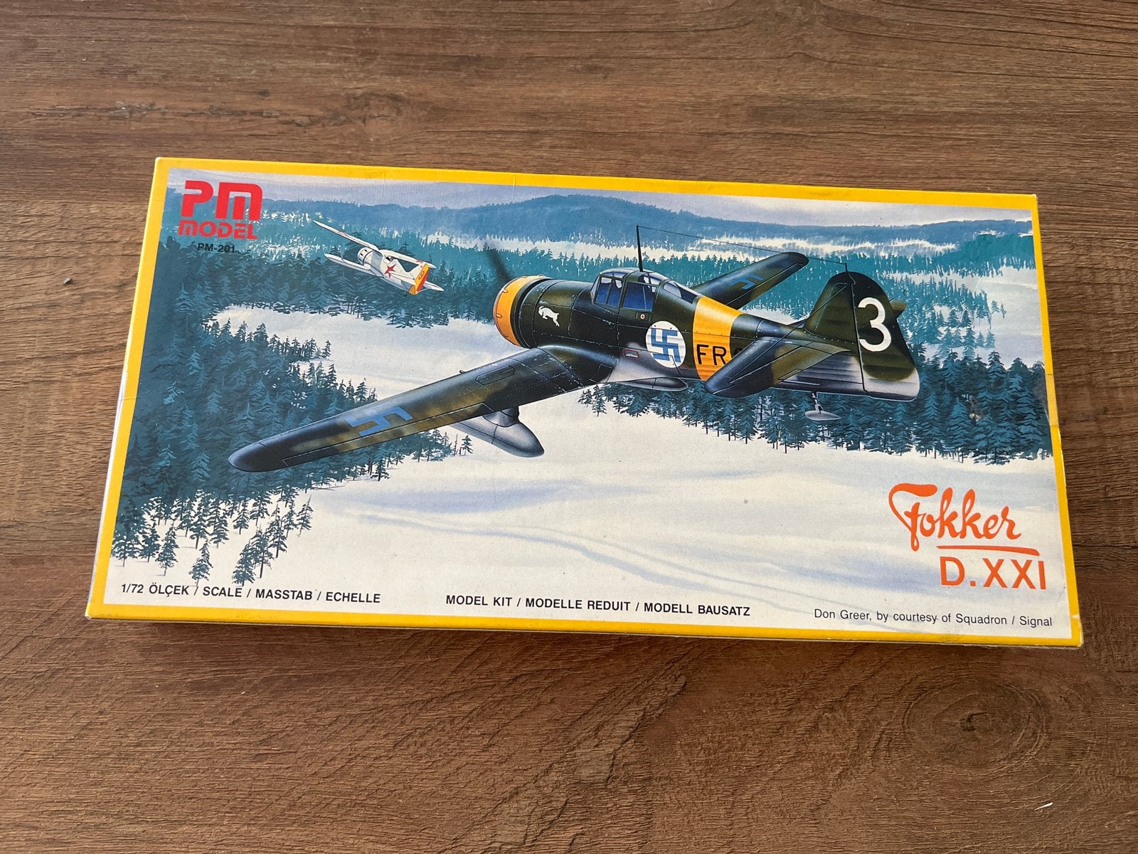 PM Model Fokker D.XXI Schaalmodel Vliegtuig 1:72, Overige merken, 1:72 tot 1:144, Nieuw, Ophalen of Verzenden