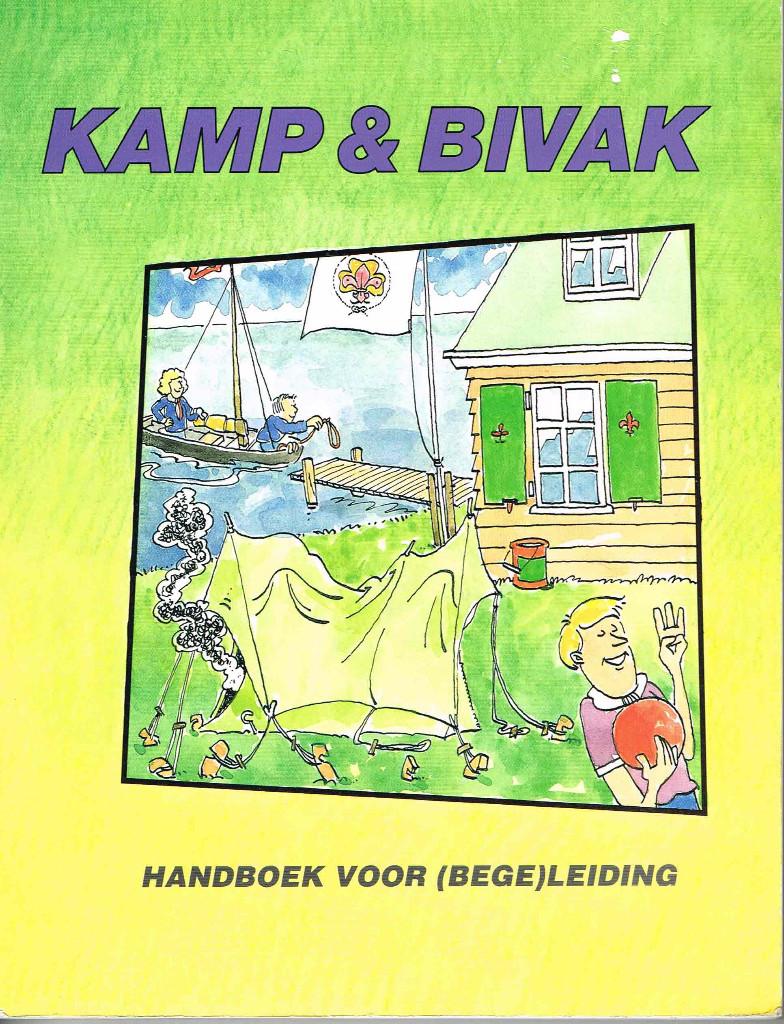 scouting handboek KAMP & BIVAK voor (Bege) leiding, Verzamelen, Scouting, Ophalen of Verzenden, Zo goed als nieuw, Boek of Tijdschrift