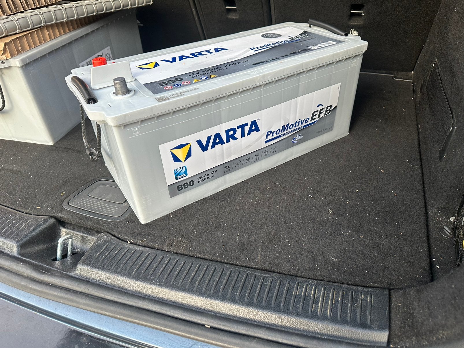 Varta B90 vrachtwagen accu’s. 190Ah 12V 1050A, Auto-onderdelen, Accu's en Toebehoren, Nieuw