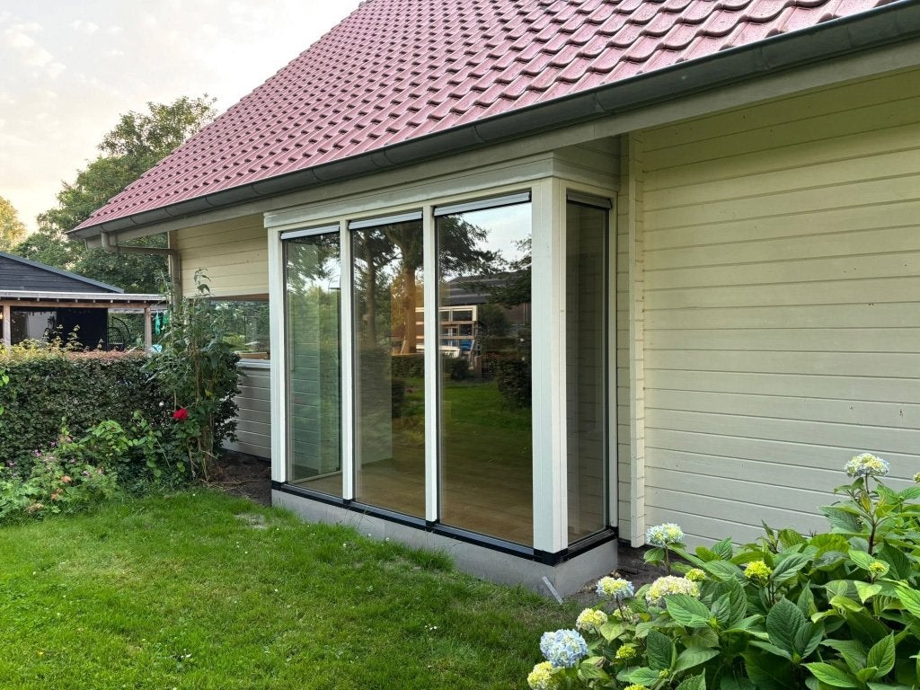 kozijn erker hoekkozijn triple glas nieuw, Doe-het-zelf en Verbouw, Kozijnen en Schuifpuien, 75 tot 150 cm, Info@kozijnshop.nl