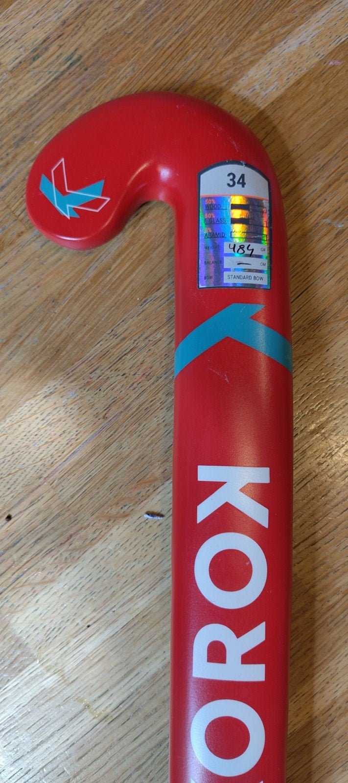 Korok hockeystick maat 34 - Zo goed als nieuw, Sport en Fitness, Hockey, Ophalen, Nieuw, Stick