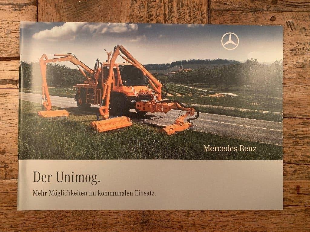 Folder Mercedes-Benz Unimog gemeentelijk werk 2008 nieuw, Boeken, Auto's | Folders en Tijdschriften, Nieuw, Mercedes-Benz, Mercedes