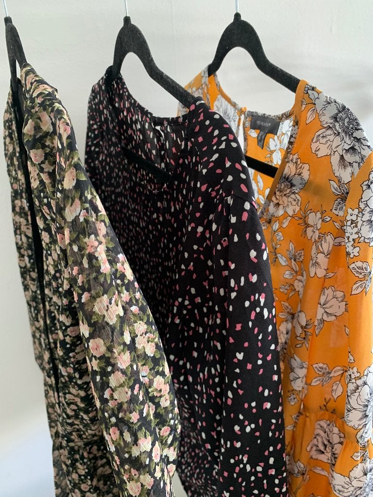 Pakket van 3 blouses met print | Diverse merken | Maat XS/34, Kleding | Dames, Ophalen of Verzenden, Zo goed als nieuw, Maat 34 (XS) of kleiner