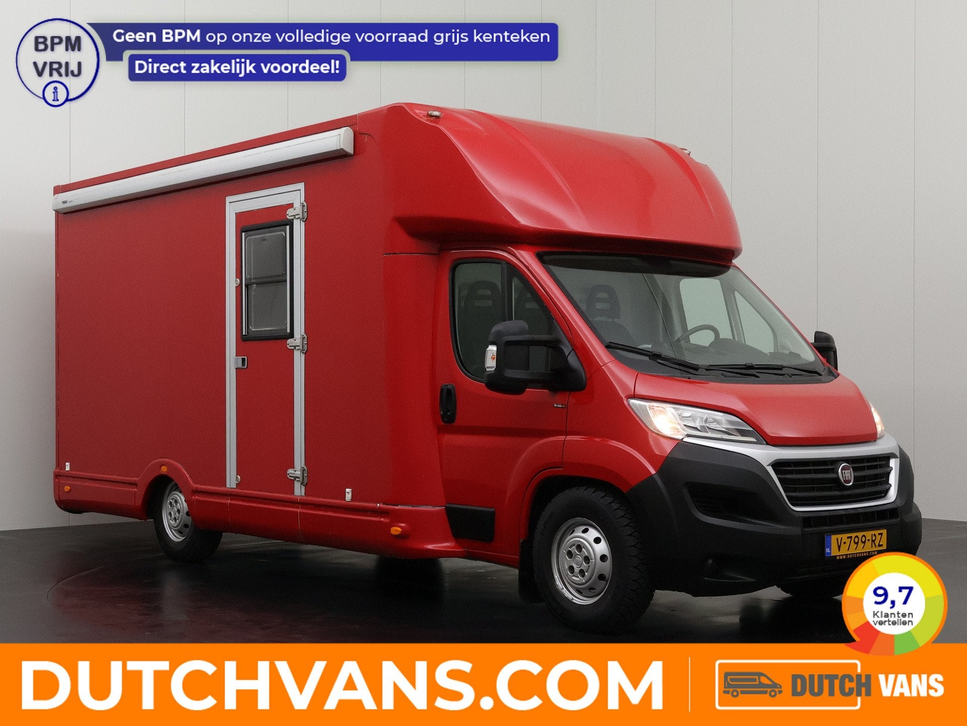 Fiat Ducato 2.3MultiJet 130PK Mobiel Kantoor | Showroom | Na, Gebruikt, Euro 6, Origineel Nederlands, Grijs