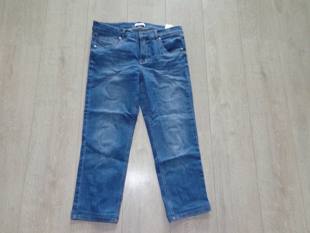 blauwe damesspijkerbroek van Angels, maat 42, Ophalen of Verzenden, Zo goed als nieuw, Blauw, W33 - W36 (confectie 42/44)