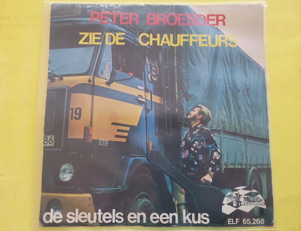 Peter Broesder - Zie de chauffeurs - De sleutel en een kus., Ophalen, Zo goed als nieuw, Overige formaten, Levenslied of Smartlap