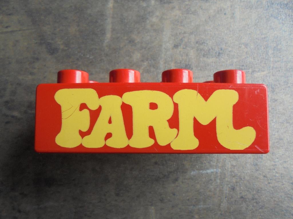 Lego Duplo Brick 2x4 (zie foto's), Ophalen of Verzenden, Gebruikt, Losse stenen, Duplo