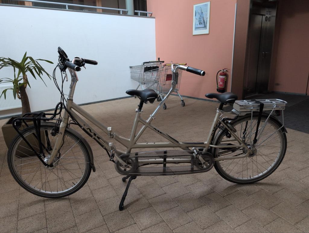 Multicycle tandem elektrisch opvouwbaar, Gebruikt, 47 tot 50 cm, Versnellingen, Ophalen
