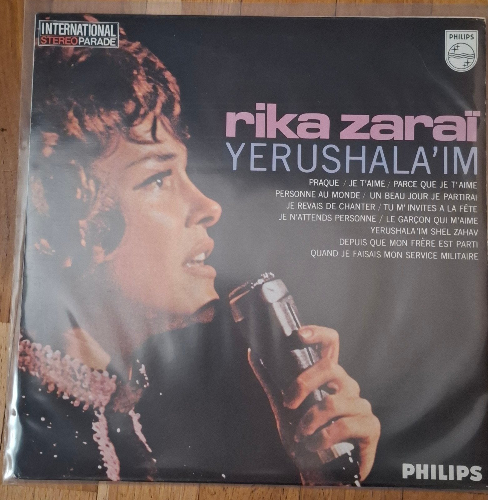 Rika Zarai - Yerushala'im LP (International Stereoparade), LP, Gebruikt, Folk, Ophalen of Verzenden