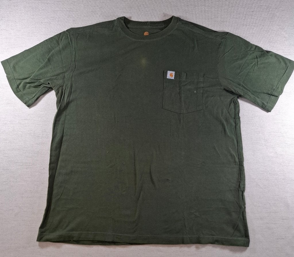 Carhartt T-shirt – Groen, Maat L, Kleding | Heren, T-shirts, Maat 52/54 (L), Verzenden, Carhartt, Zo goed als nieuw