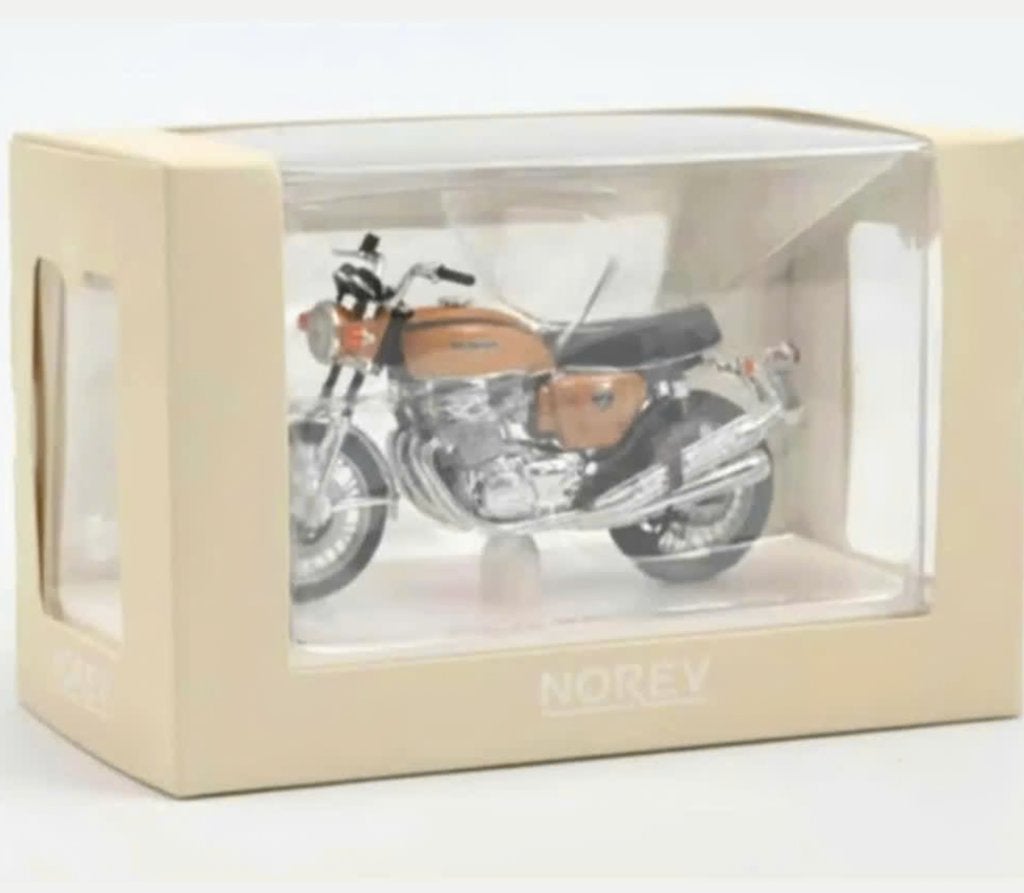 Honda CB750 1969 oranje met. schaal 1/18 Norev ref. 182025, Hobby en Vrije tijd, Modelauto's | 1:18, Ophalen of Verzenden, Nieuw
