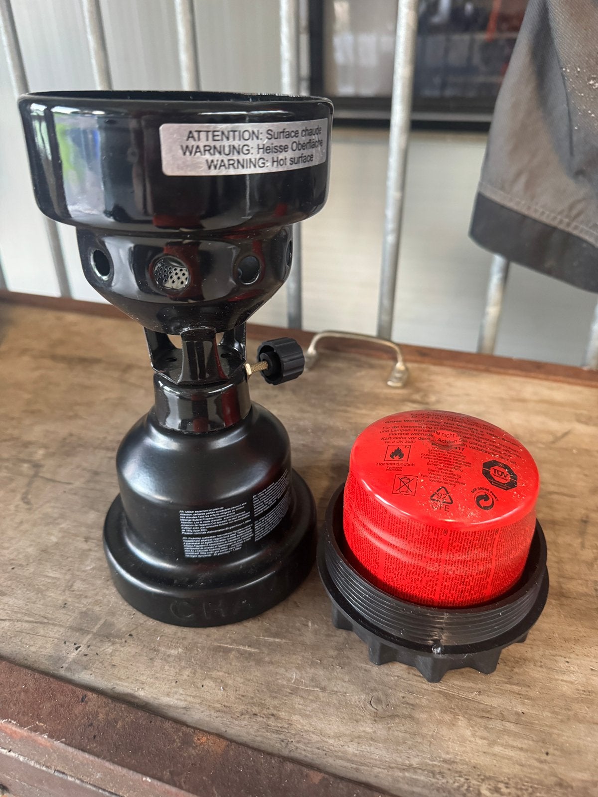 Camping gasbrander op gaspatroon, Caravans en Kamperen, Kampeeraccessoires, Ophalen