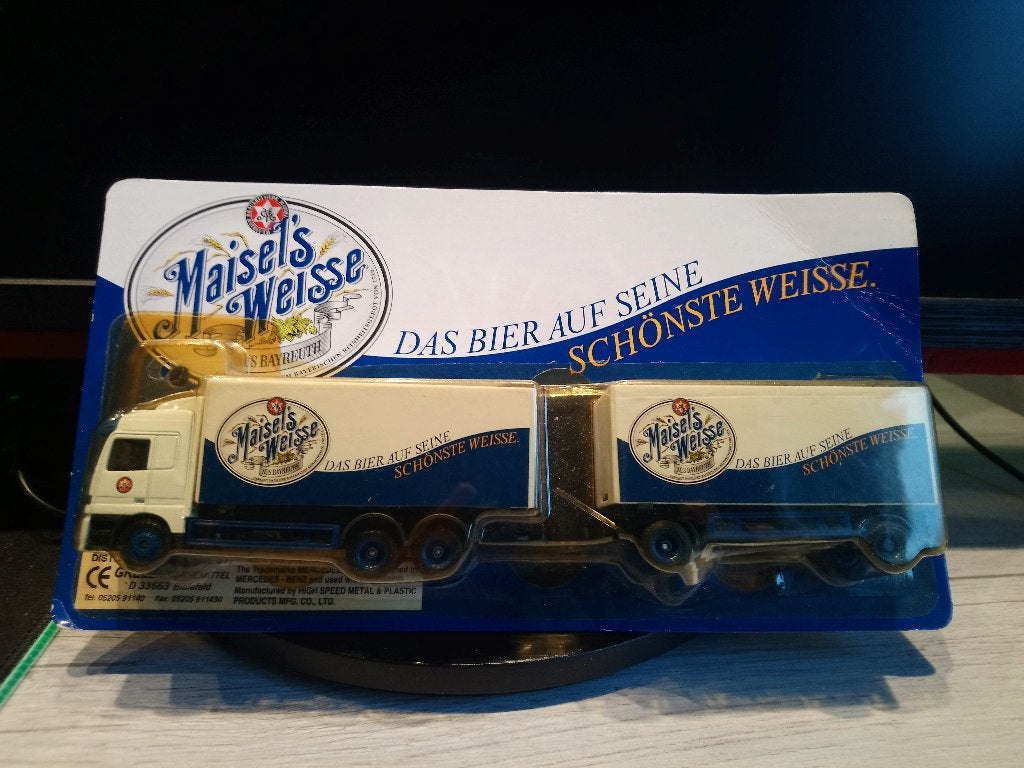 Mercedes-Benz Actros Maisel's Weisse White 1:87, Ophalen of Verzenden, Nieuw, Bus of Vrachtwagen, Overige merken