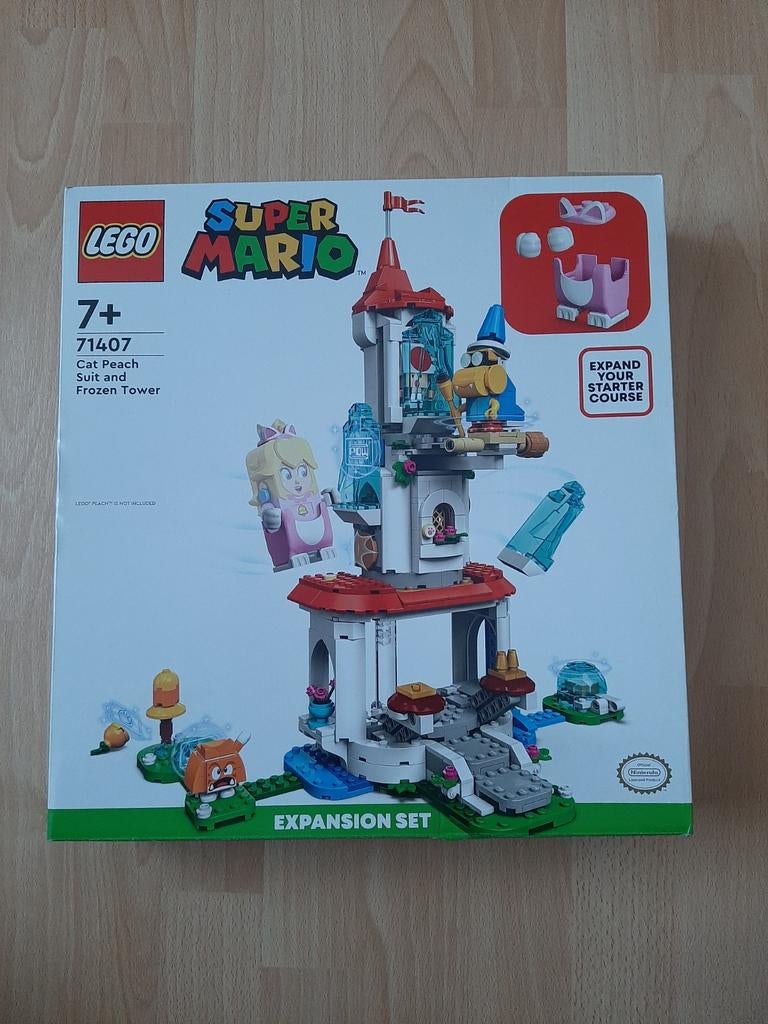 Nieuw LEGO Super Mario 71407 Cat Peach en Bevroren Toren, Ophalen, Nieuw, Complete set, Lego