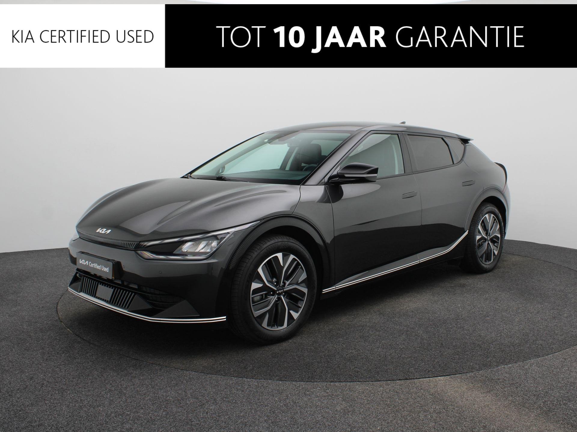 Kia EV6 Plus AWD 77.4 kWh | Navi | Camera | Parkeerhulp | Cl, Auto's, Kia, Gebruikt, Zwart, 18 min, Origineel Nederlands