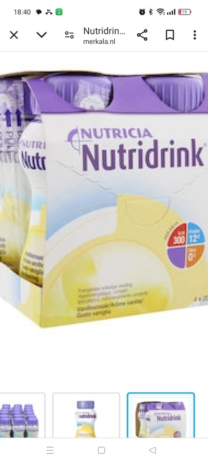 nutri drink compact, Ophalen