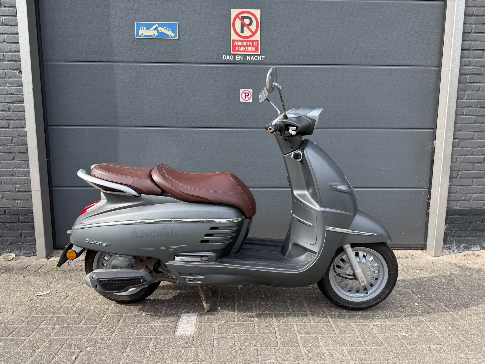 Peugeot Django Scooter - Bouwjaar 2018, Lage Kilometerstand, Fietsen en Brommers, Snorfietsen en Snorscooters, Ophalen, Gebruikt
